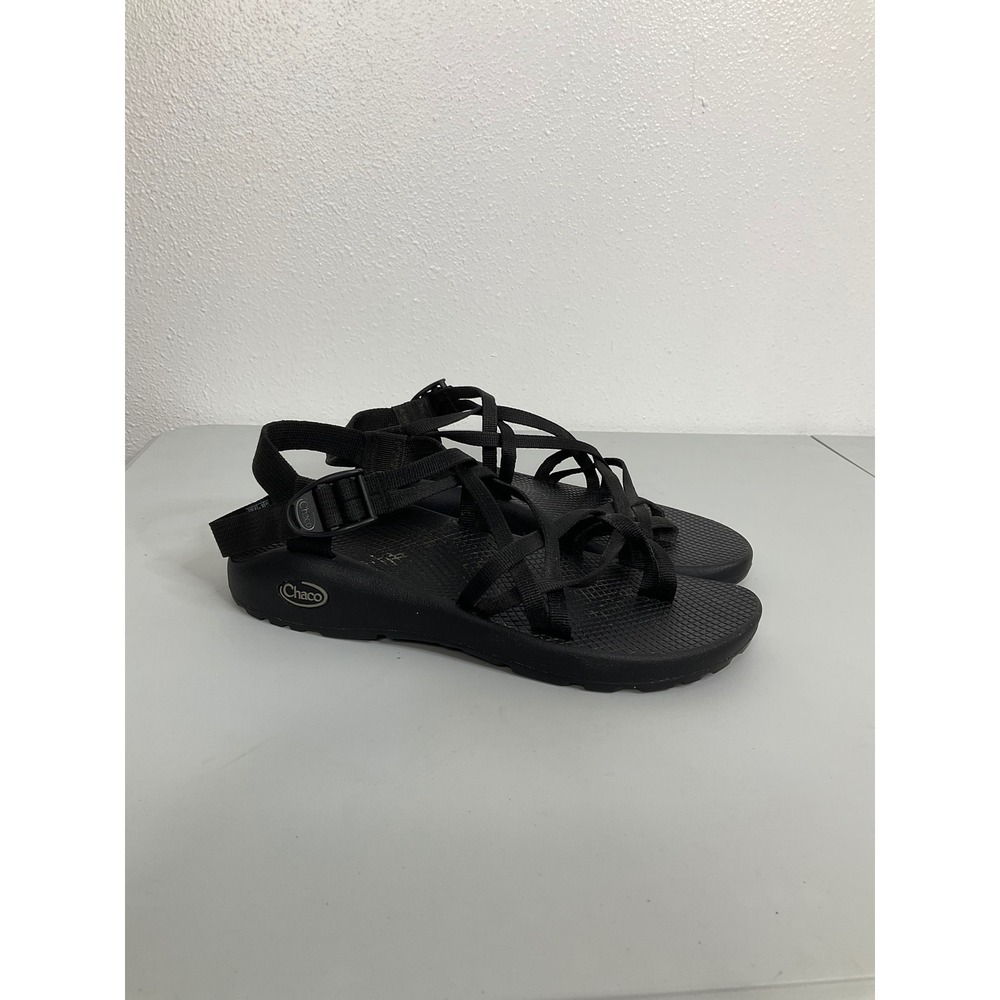 Chaco Z Cloud 2 Womens 10 Black Double Strap Toe Loop Sport Sandals J105492